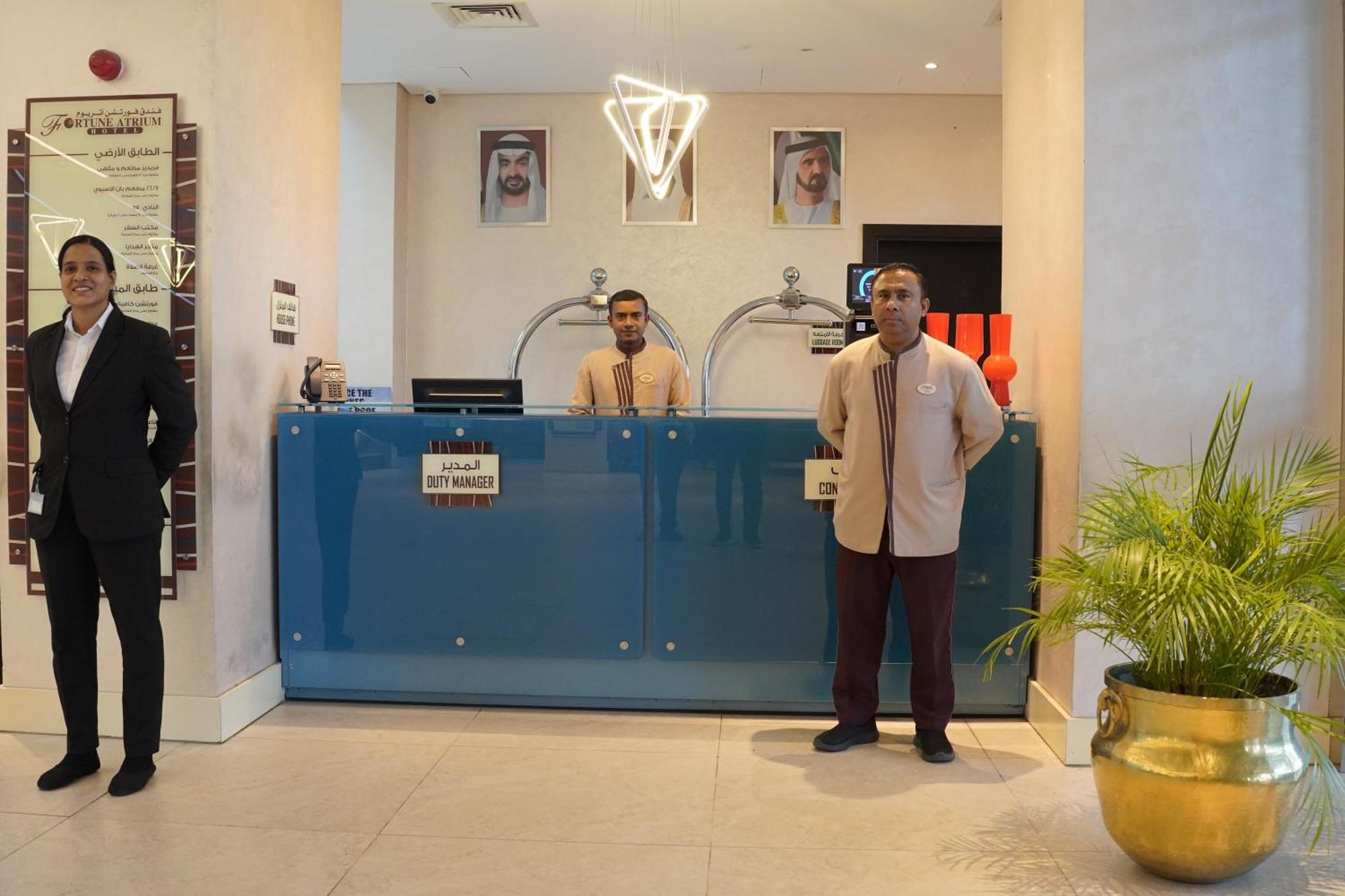 Fortune Atrium Hotel Dubai Exterior photo